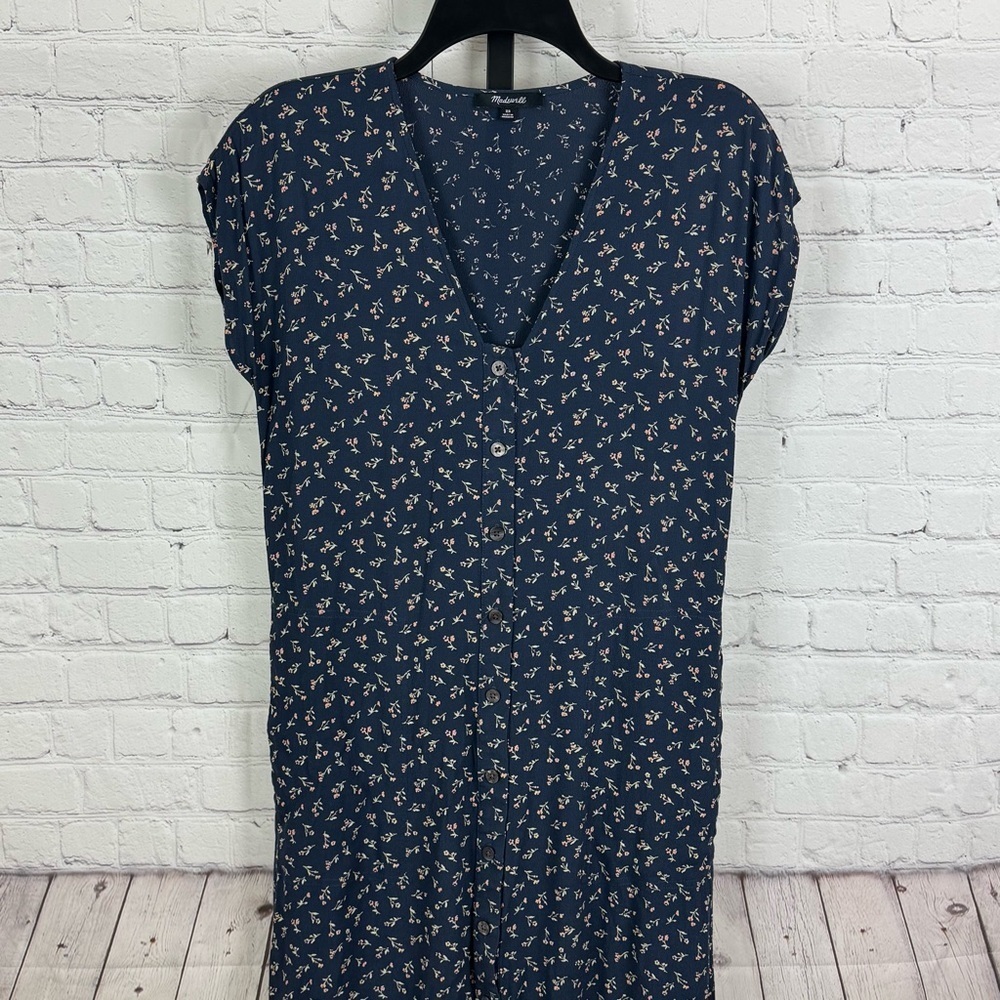 Madewell Easy Midi Dress in Spring Fling Floral Size XS - Picture 3 of 8